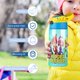thumbnail image 5 of Defensores de Petronix Botella de Agua con Tapa Pop Top de Un Toque, Acero Inoxidable, a Prueba de Fugas, para Deportes, Botella Infantil azul 12 oz, 5 of 6