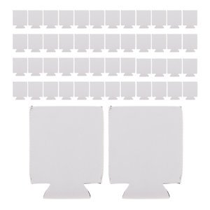 Magideal - 50X Fundas Para Enfriadores De Bebidas, Enfriador De Mangas Para Latas, Fundas Para Sublimación, Fundas Plegables, Fundas Para Latas De Cerveza Para L