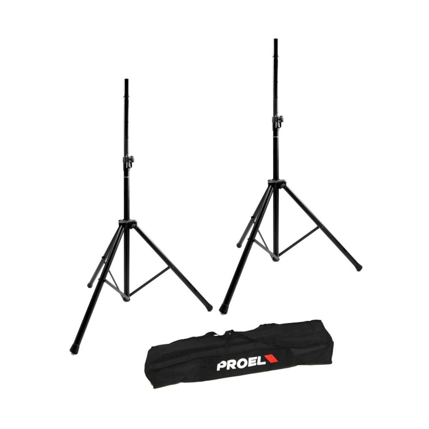Par De Atriles Para Parlante Proel Fre300kit Negro