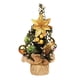 thumbnail image 2 of Árbol De Navidad En Miniatura DIY Mini árbol De Navidad Artificial Para Oficina Fiesta Hogar Oro, 2 of 5