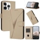 thumbnail image 1 of Funda Cartera Fibra de Carbono para iPhone 15 Pro con Soporte y Cierre Magnético Oro, 1 of 6