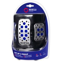 Sparco - Pedales Racing Auto Set 3 Piezas Spc0409Bl