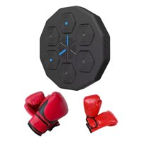 Ioensy - Equipo De Objetivo De Pared De Boxeo De Música Electrónica Para El Hogar Con Ejercicio De Guantes
