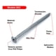 thumbnail image 2 of 5 Cajas Tornillo Volcanita Wisefix P/fina Zincado 8x3 500u, 2 of 6
