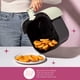 thumbnail image 4 of Air Fryer Paris Hilton, pantalla táctil grande de 6 cuartos de galón, 4 of 7