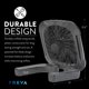 thumbnail image 4 of Ventilador portátil O2COOL Treva de 25 cm con luces LED y batería de 2 velocidades, 4 of 8