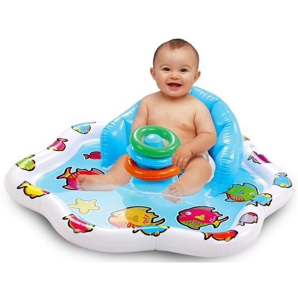 Splash Pad Bundaloo Baby con respaldo inflable y juguetes