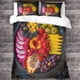 thumbnail image 3 of Juego de cama F3bfcb9903759cab3ea3ed1b58ca8971 con funda nórdica y funda de almohada, con cremallera invisible, juego de 3 piezas con cremallera y 2 fundas de almohada,, 3 of 3