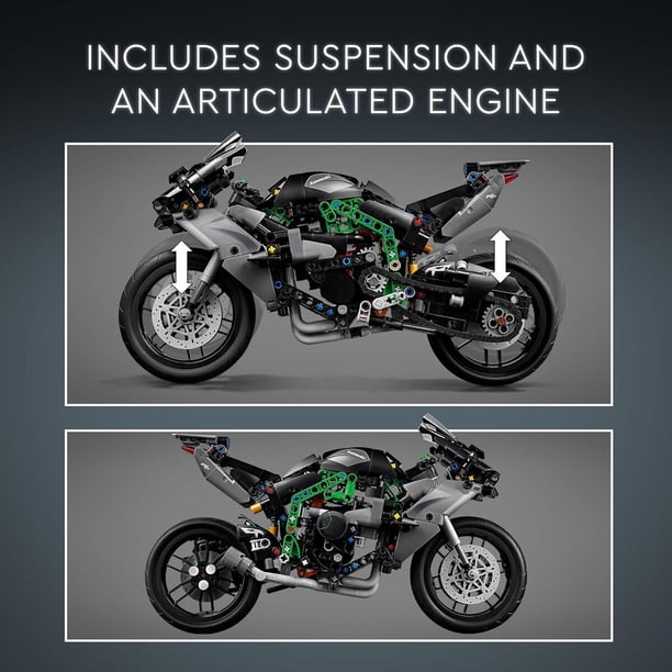 LEGO Technic Kawasaki Ninja H2R Moto 42170 643 piezas | Lider