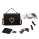 thumbnail image 2 of Bolsos cruzados para mujer, bolsos pequeños, bolso de hombro, bolso de noche con correa de cadena, 2 of 6