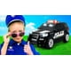 thumbnail image 3 of Auto Policial Solar Juguete Niños, 3 of 3