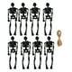 thumbnail image 1 of 8 Minifiguras De Esqueletos Para Fiestas De Halloween, Casas Embrujadas, Figuras De Halloween, Color Negro, 1 of 3