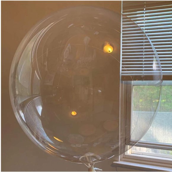 Globo EFAY Clear, transparente, preestirado, 15 unidades