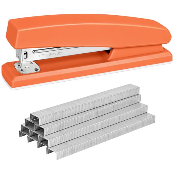 Engrapadora Muxdilu 25 Hojas Naranja + 5000 Grapas
