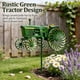 thumbnail image 3 of Giroscopio viento tractor verde veleta jardín ruedas giratorias decoración jardín delantero, 3 of 7