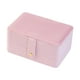 thumbnail image 4 of Caja de joyería, estuche de almacenamiento de joyería, divisores extraíbles elegantes, organizador de joyas de viaje, contenedor de exhibición para co Rosa, 4 of 5