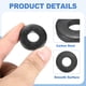 thumbnail image 3 of Uxcell 12 piezas 1/2" Arandela plana negra para tornillo M12, arandelas de metal de acero 12mm ID 30mm OD 6mm l para industrial, tornillos pernos, 3 of 6