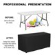 thumbnail image 5 of Mantel PLOYMONO negro 2 unidades 122 × 61 cm ajustable, 5 of 7