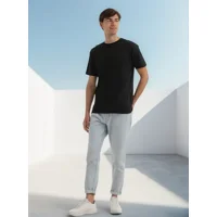 Creaprint - Polera Algodon Mc Unisex Negro Talla Xxl