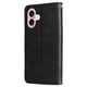 thumbnail image 4 of Funda con Cremallera para iPhone 16, Carcasa Cartera de Cuero PU con Soporte y Tarjetero, 4 of 6