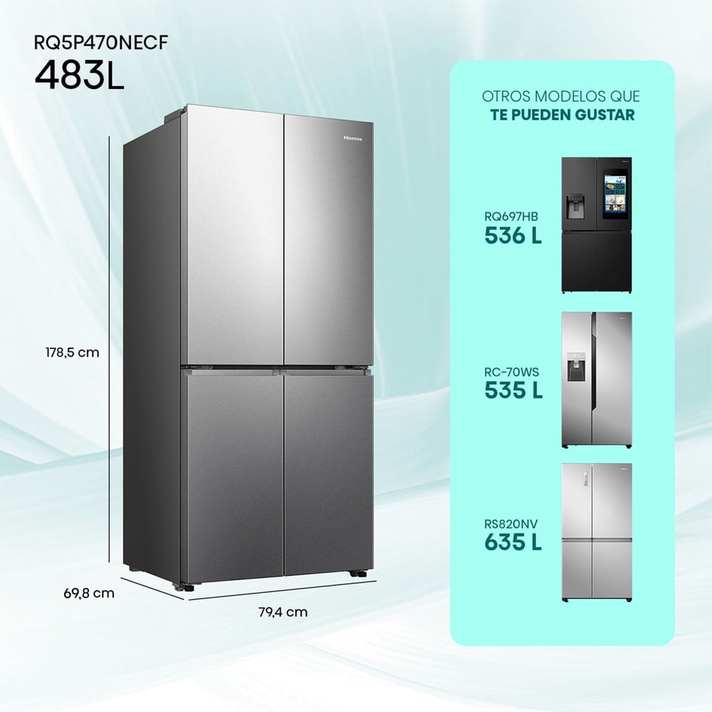 Hisense RQ5P470NECF Inox, foto 8