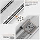 thumbnail image 4 of Correderas para cajones LONTAN SL4502S3-20, cierre suave, 500 mm, 10 pares, 4 of 9