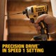 thumbnail image 3 of Destornillador de impacto DEWALT 20V MAX inalámbrico sin escobillas 1/4 de 3 velocidades, 3 of 6