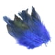 thumbnail image 4 of 50 piezas de plumas para manualidades decorativas, plumas de pollo suaves, accesorios artesanales para sombreros, suministros para fiestas, festivales Azul, 4 of 5