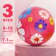 thumbnail image 2 of Balón de fútbol Champhox, talla 3, estampado floral rosa, para niños de 4 a 8 años, 2 of 7