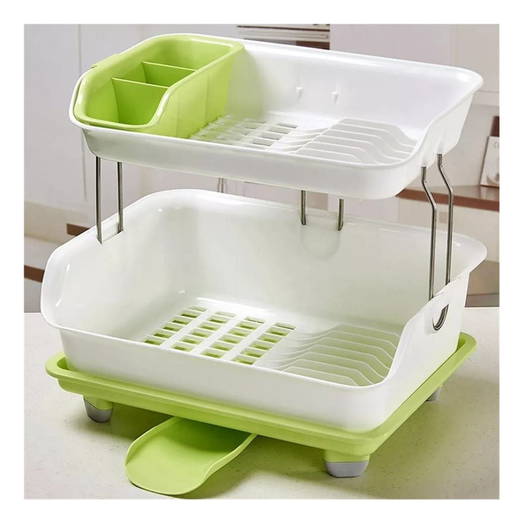 Oem - Escurridor De Platos 2 Niveles Plastico