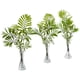 thumbnail image 1 of Set de plantas artificiales con forma de minipalmera casi natural con jarrón (3), 1 of 5
