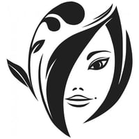 Rienda Libre Graphics - Decomural Floral Face Beauty Salon Ws-18500