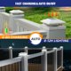thumbnail image 4 of Luces solares para tapa de poste APONUO 4x4/5x5 IP64 - Pack de 24, 4 of 6
