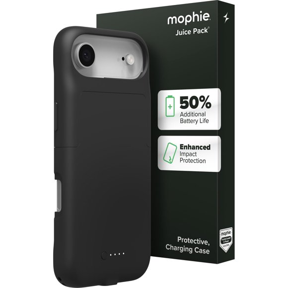 Funda mophie Juice Pack Black Slim para iPhone Air con carga