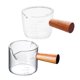 thumbnail image 3 of Copa De Medición De Vidrio De Espresso Mida De Mango De Madera Tazas Tazas Beber Shaker, 3 of 5