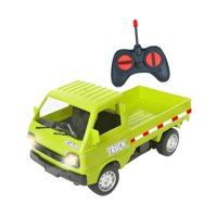 Magideal - Camión De Juguete Rc 1:16 Para Niños, Juguete Ligero Para Niños, Simulación De Camión De Deriva Rc, Vehículo De Carga Ligero Para Adultos Y Niños. Verde