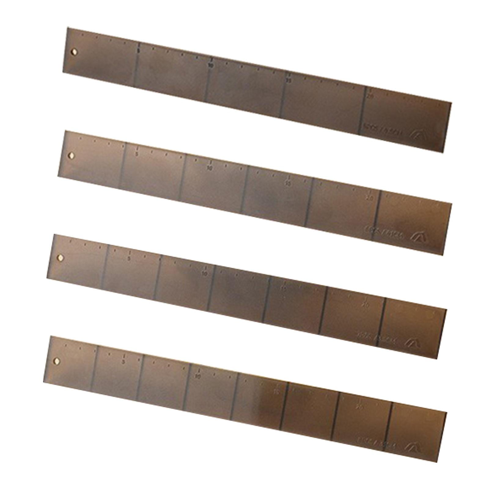 Magideal - Regla De Equilibrio Para Pastelería, Accesorio Transparente, Fácil De Usar, Reutilizable, Herramienta Para Enrollar Pasteles, Azúcar, Glaseado, Magdal