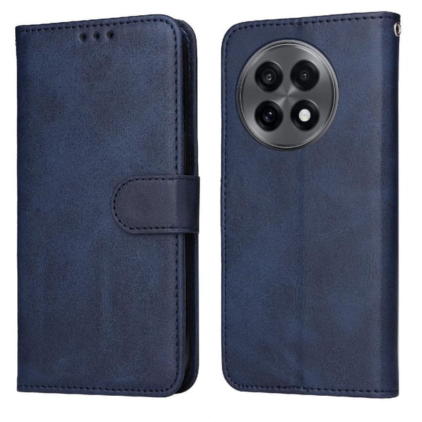 Funda Billetera para OnePlus 13R 5G con Porta Tarjetas y Soporte Ajustable Azul