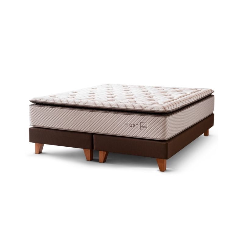 Rosen - Cama Europea Nest King Base Dividida