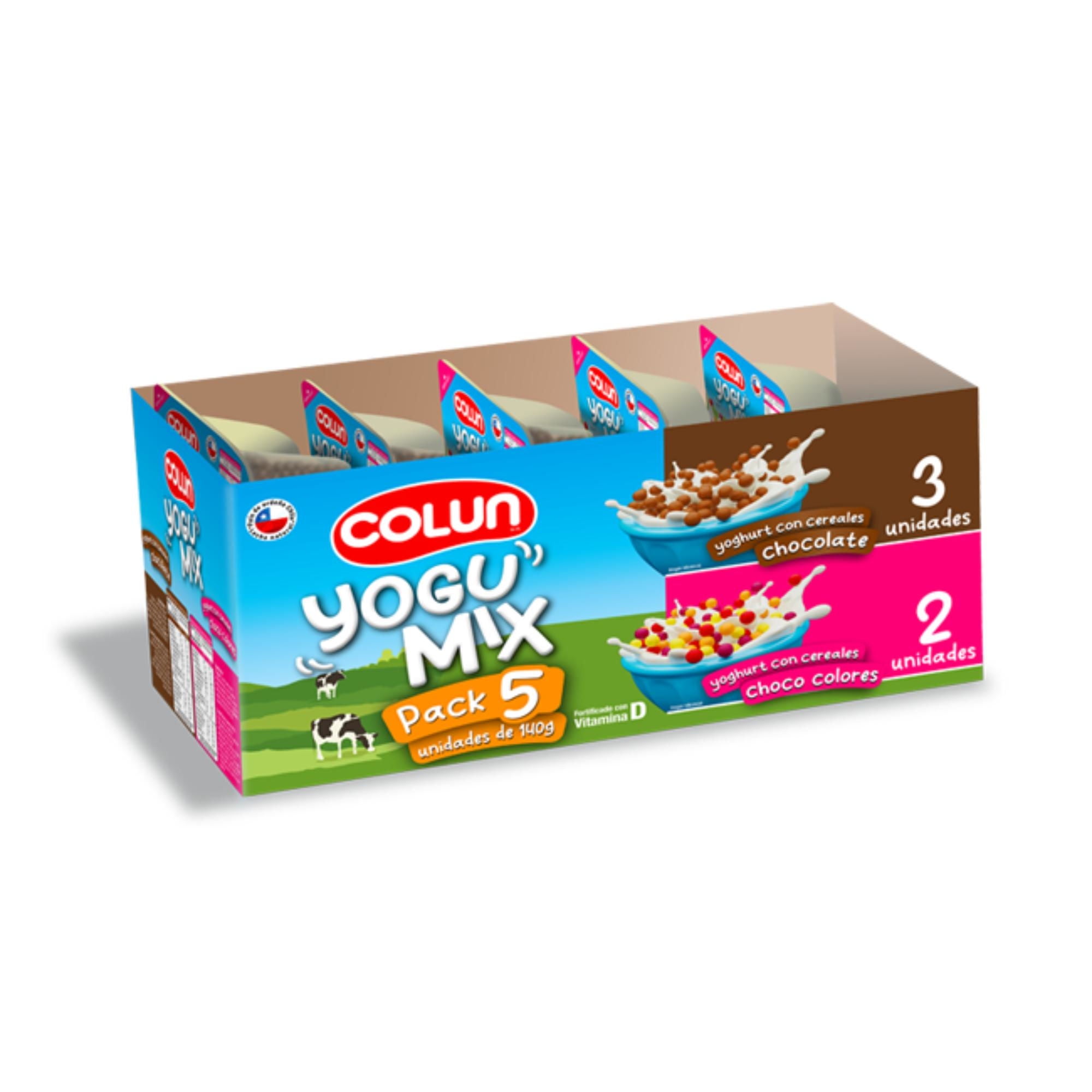 Yoghurt Con Cereal Yogumix Pack 5 Un Colun