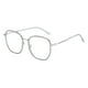thumbnail image 1 of Gafas planas anti-luz azul modernas, sencillas y de alta gama, hechas de PC, metal y CA, 1 of 5