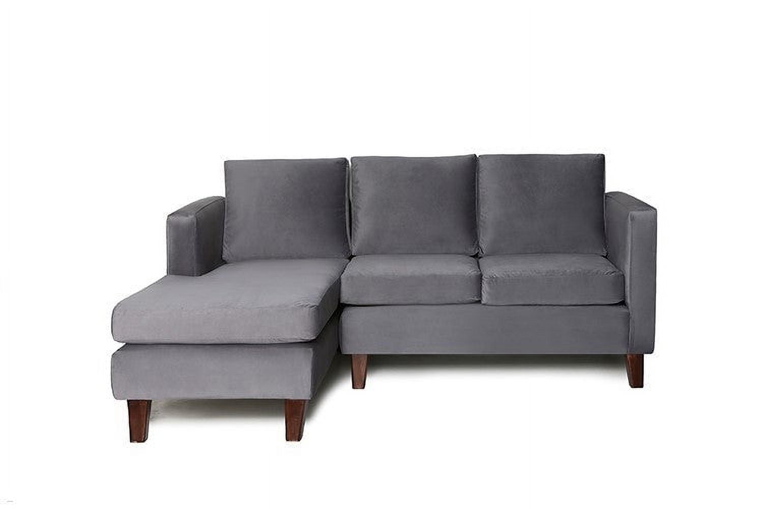 Barra Design - Seccional Mila Izquierdo Felpa Gris