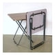 thumbnail image 3 of Mesa Plegable Portatil 60x60x70 cm Cubierta de Madera y Estructura Metalica, 3 of 4