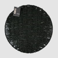 Individual Rendondo Trenzado Black Wayu