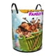 thumbnail image 2 of El Árbol Genealógico de los Croods Cesta de lavandería de gran capacidad redonda con asa, bolsa para ropa sucia plegable, almacenamiento para dormitorio, baño y lavadero 44x35 cm, 2 of 6