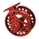 thumbnail image 2 of Carrete de pesca con mosca de metal 2 + 1 rodamientos Tackle izquierdo derecho 85mm rojo, 2 of 5