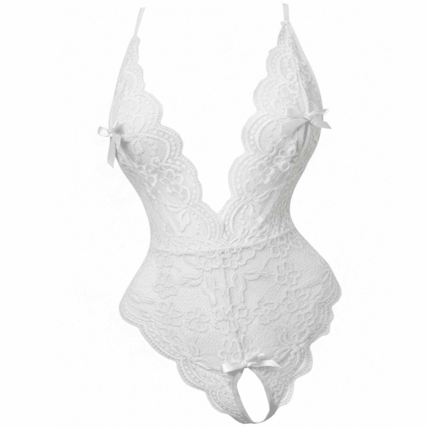 Citotools - Lenceria Sexy Transparente Para Mujer, Entrepierna Abierta