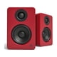 thumbnail image 1 of Altavoces de escritorio para juegos de PC Kanto YU2GR de 100 W con USB DAC rojo, 1 of 9