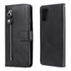 thumbnail image 1 of Funda con Cremallera para Samsung Galaxy A02S, Carcasa Cartera de Cuero PU con Soporte y Tarjetero, 1 of 5