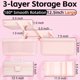 thumbnail image 2 of Organizador TERGOO 32 cm 3 Capas Rosa Ajustable, 2 of 6